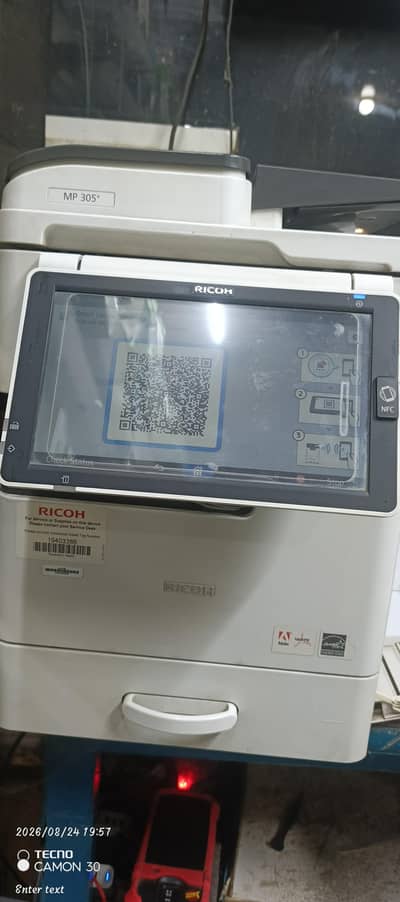 Ricoh aficio MP305+ photocopier 3 in 1 for sale
