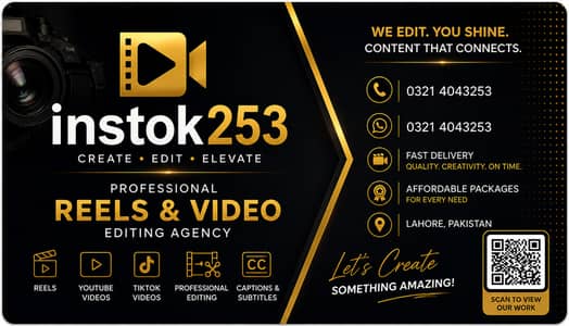 Professional Reels & Video Editing Agency