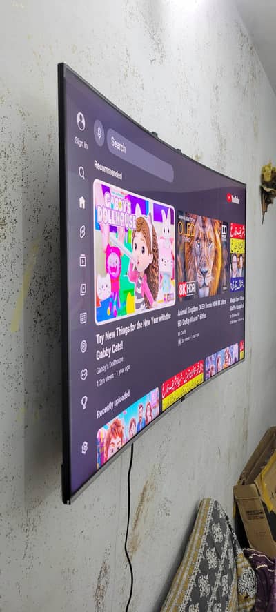 samsung original 4k curved smart led 1 line hai bs led main