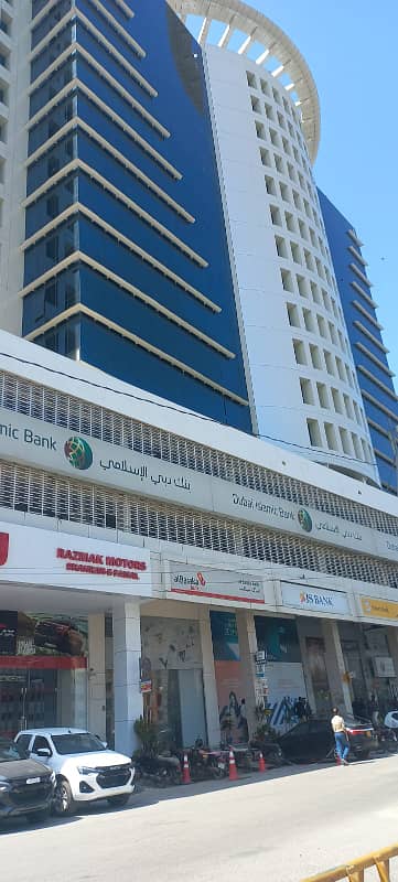 Al Tijarah 1644 Sq Ft Office gross area plus 2 cars parking 500 sq ft ready to move condition