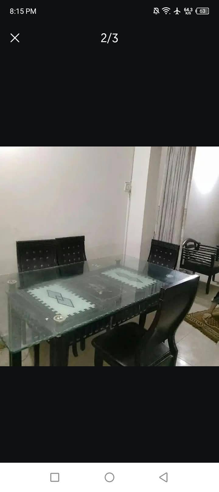 6 chairs dining table 1