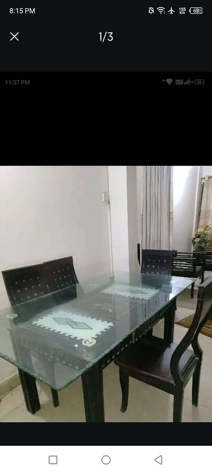 6 chairs dining table 2