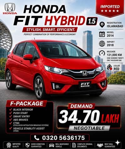 Honda Fit 1.5 Hybrid (F-Package)