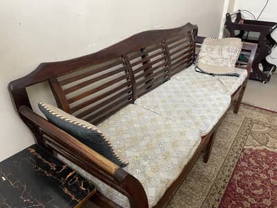 5 Seater wooden sofa set