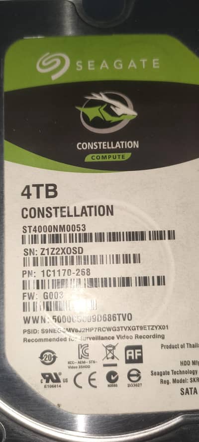 4tb hard disk