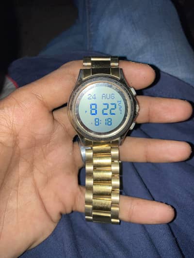 Best ⌚ Premium Golden Digital Wrist Watch | Stylish Luxur