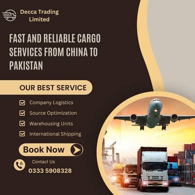 Fast and reliable Cargo service from China to Pakistan