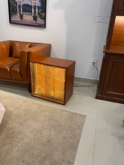 6 seater sofa in leather finishing fabric