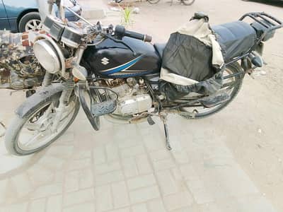 Urjent sell Suzuki 150 sealed Engine bike m koi km nh he all ok