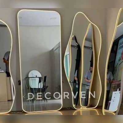 Led Mirror, mirrors, mirror in home decoration, mirror in Furniture