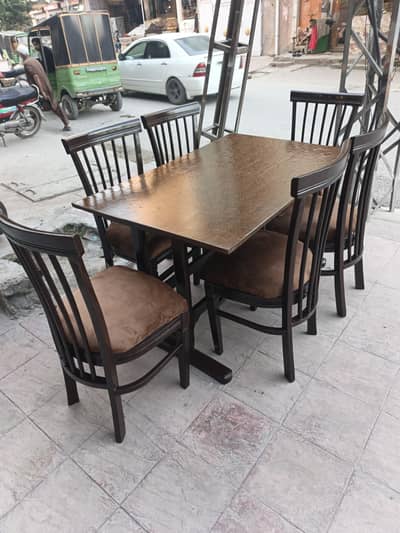6 setr dining table use me for sale achi condition me hai