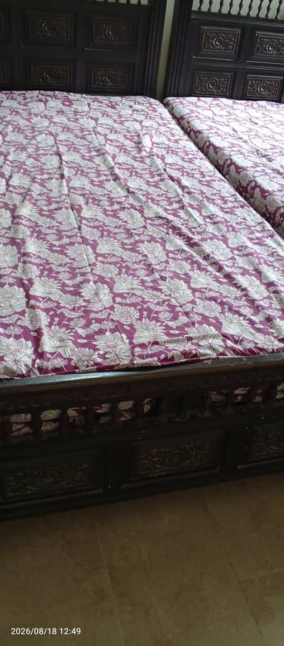 twin single beds