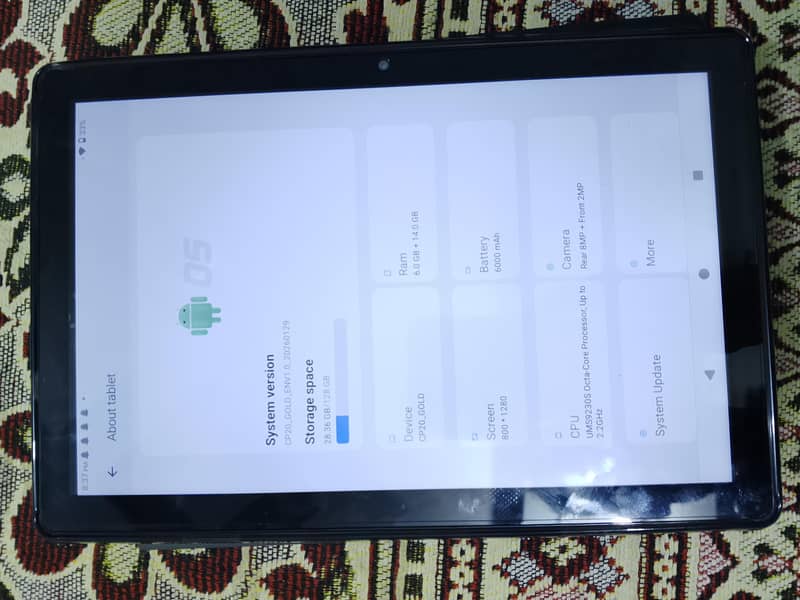 Tablet Android 15 4