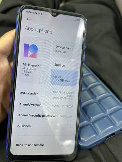 Xiaomi Redmi 9C set and box official Aproved