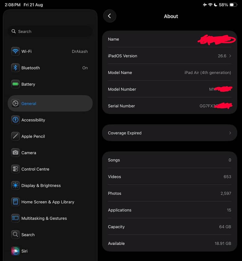 iPad air 4th generation 5