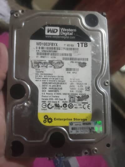 1 TB hard drive health 100%