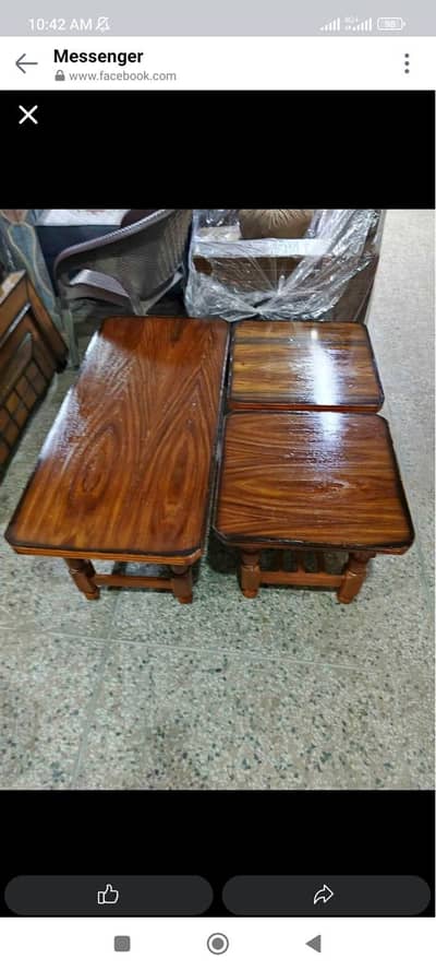Beautiful Brand New 3 Center Table Sets Final Price 8500