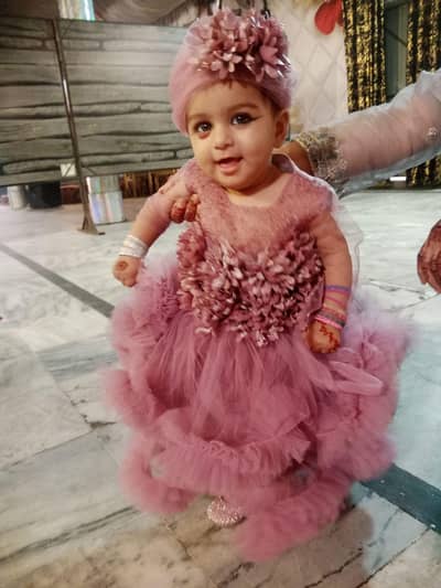 1 Piece wedding baby frock