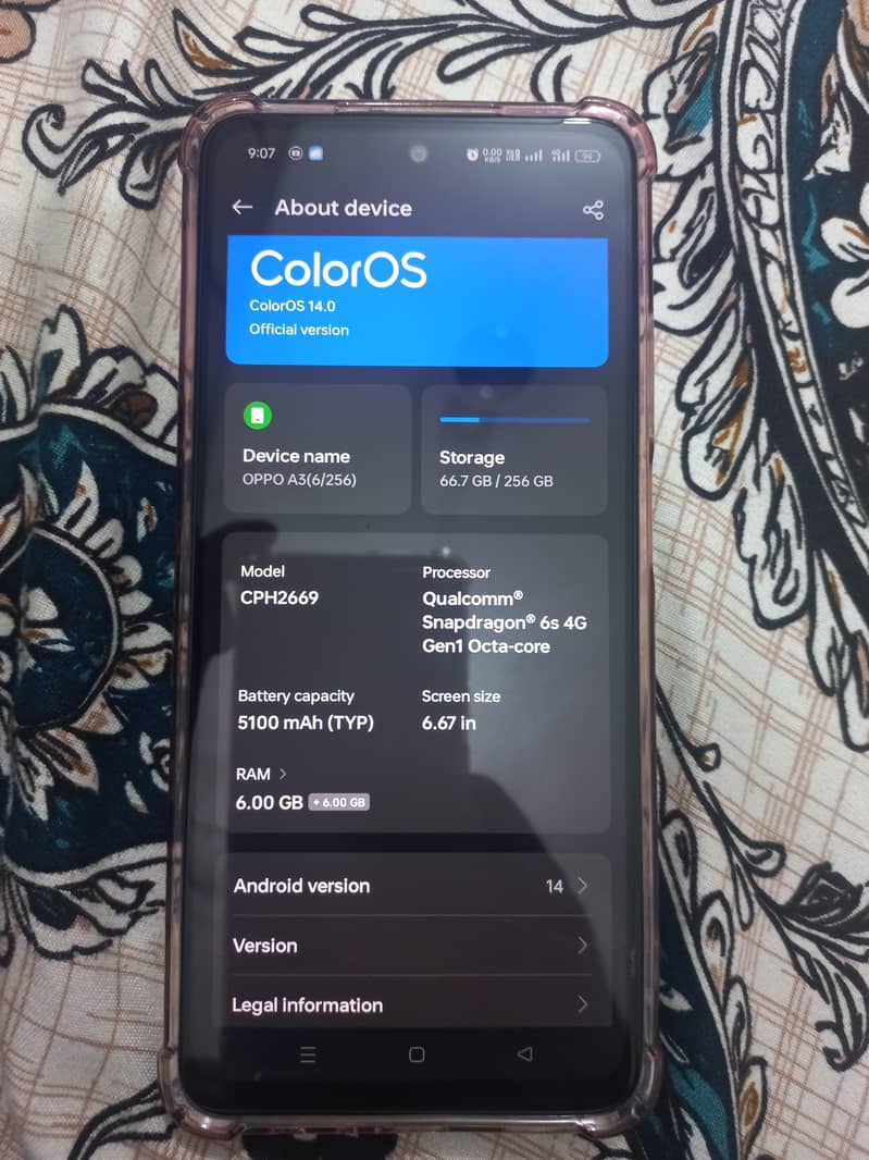OPPO A3 0