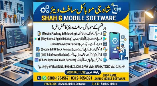 Mobile Unlocking, Flashing & FRP Lock Removal