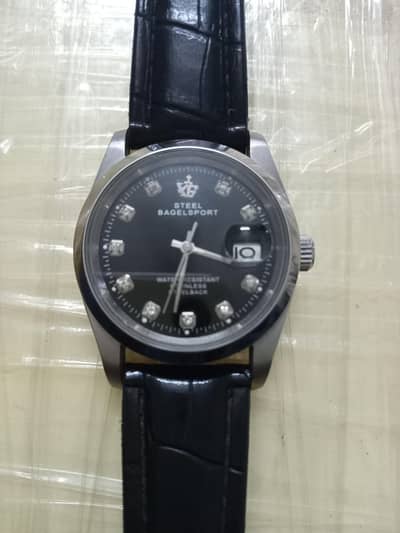 Steel Bagelsport Automatic Watch