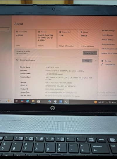 Hp Laptop Intel CORE i5 4th Generation