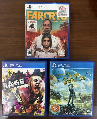 Far Cry 6 PS5 | Rage 2 PS4 | The Outer Worlds PS4