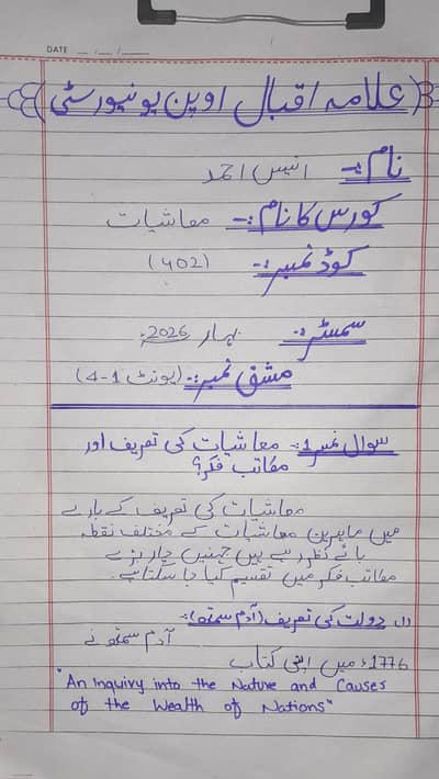 AIOU spring assignment