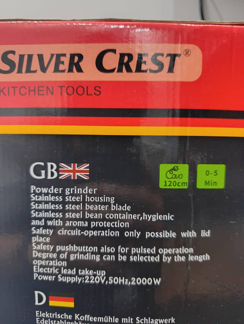 Silver Crest Multi Purpose Grinder 6