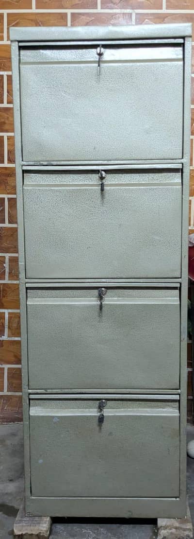 4 drawer storage steel cabinet used
