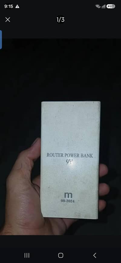 router power bank 9v