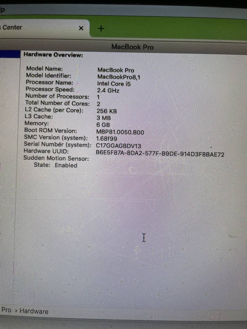 Macbook pro 3