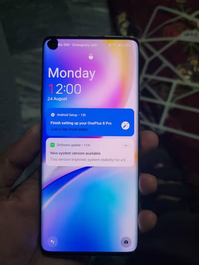 OnePlus 8 Pro 12+12/256 Dual SIM Best Camera Phone (Fingerprint error)