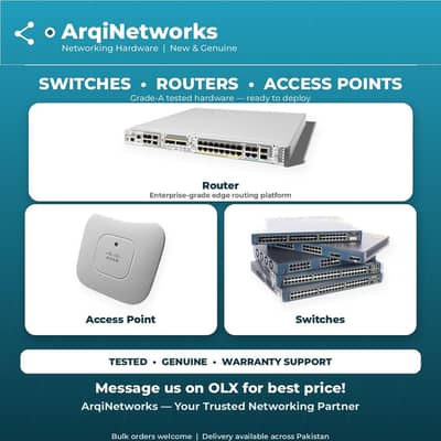 Cisco Switches, Routers & APs  Tested Hardware + Expert Configuration