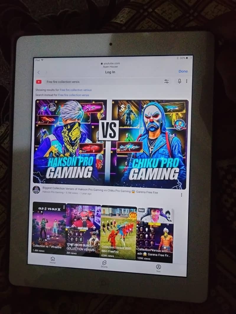 I pad 0