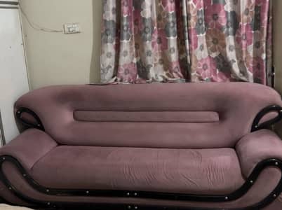 Stylish Dusty Pink Velvet Sofa Set for Sale –