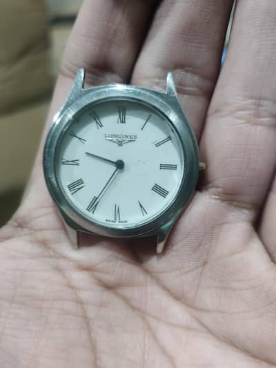 Longines original genuine white dial watch