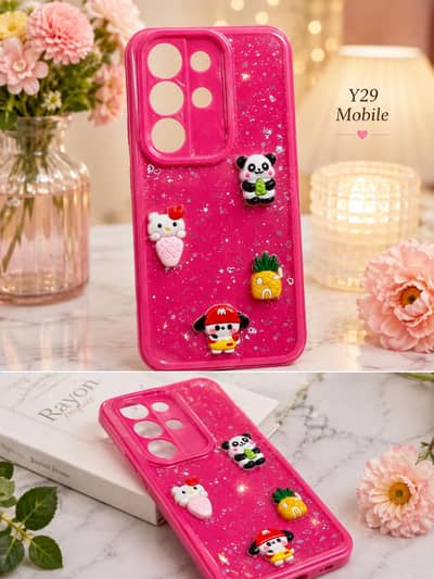 Cute Glitter Y29 4G Mobile Cover 