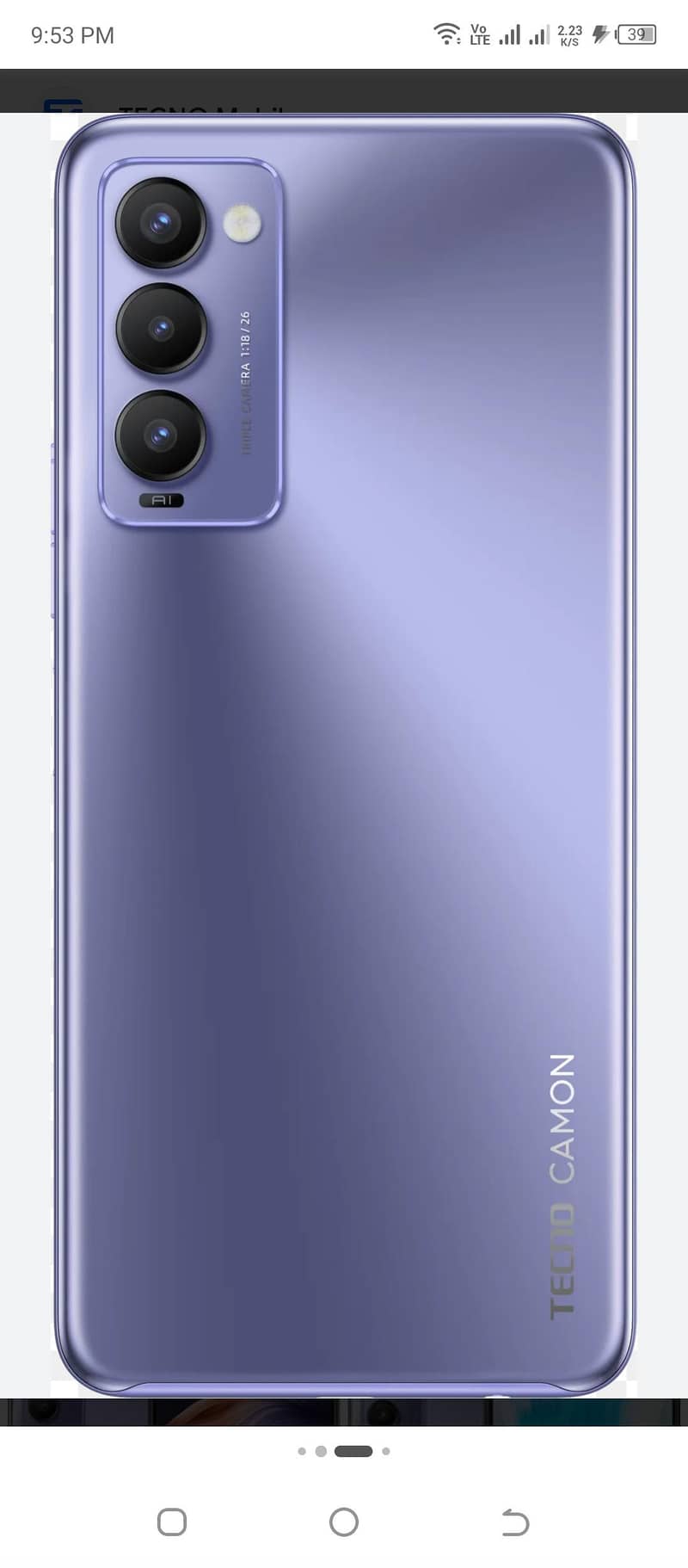 Tecno Camon 18 3