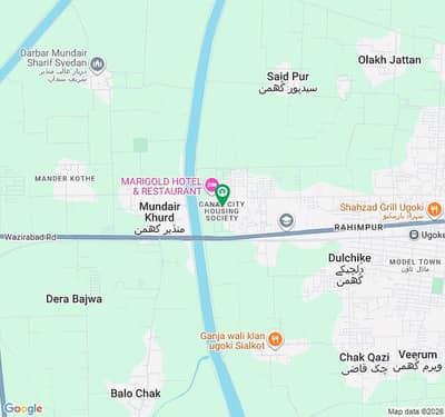 Chenab Block 5 Marla Residential Plot For sale In Canal City Housing Society Sialkot