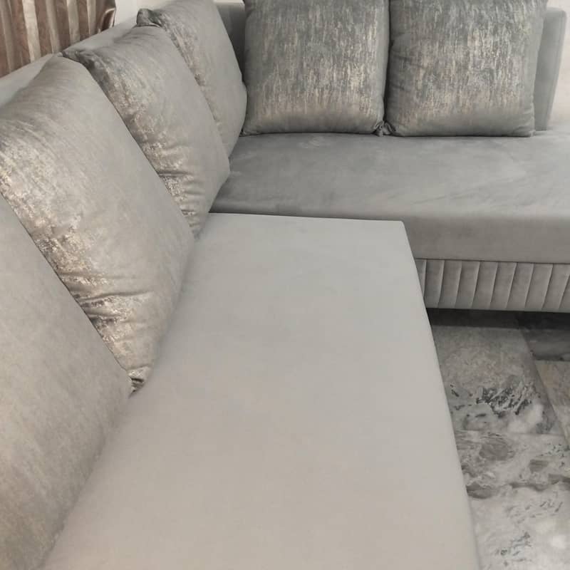 Sofa L Type, Gray 3
