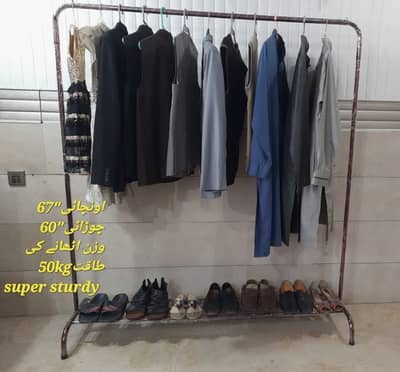 portable cloth hanging stand for boutique and home