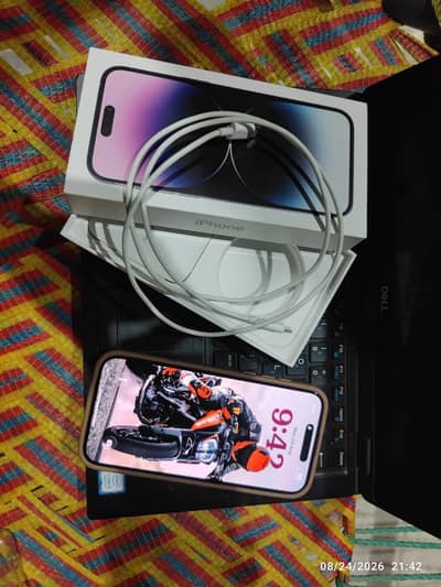 iPhone 14 ProMax approved dual physical 91 health box original cable