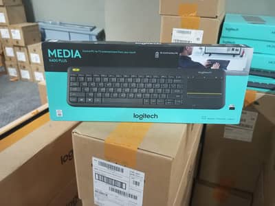 LOGITECH K400 PLUS WIRELESS TOUCHPAD KEYBOARD BOX PACK 1YEAR WARRANTY