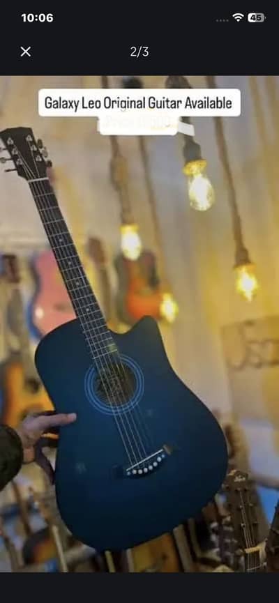 Galaxy leo acoustic guitar