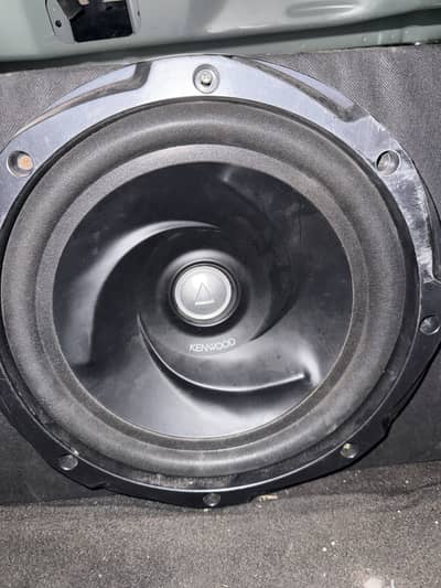 Kenwood Woofer + Orientech OT-425 4CH Amplifier – Car Audio Setup