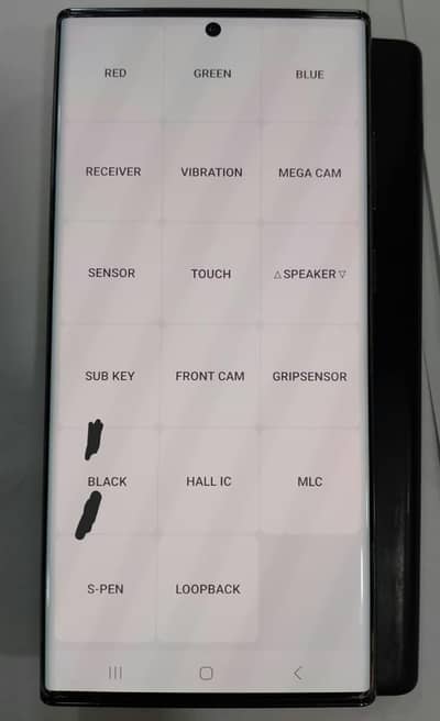 Samsung Galaxy S22 Ultra Screen LED Panel