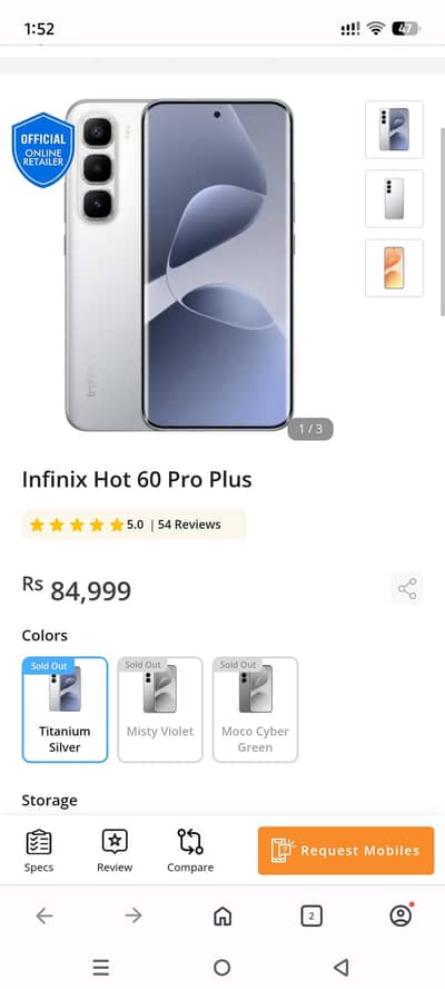 Infinix Hot 6 Pro+ plus 8+8gb 256gb read add June 2027 Wranti