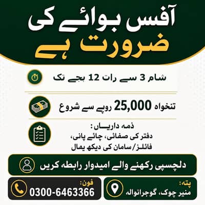 Office Boy needed