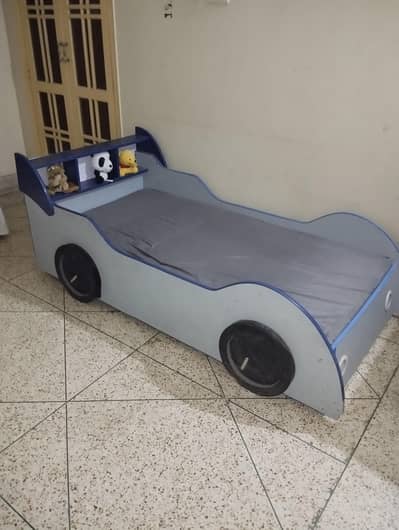 kidz batman style bed in grey colour with master moltyfoam mattress